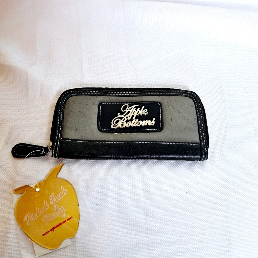 Y2K Apple Bottoms brand " The Apples in a Wallet" Zip around Wallet.